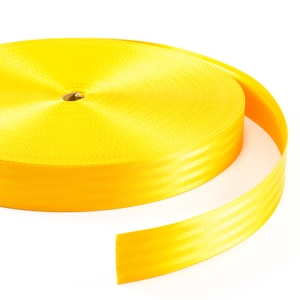 Thumbnail Image for Polyfab Polyester Shade Sail Edge Webbing 2" x 109-yd Golden Yellow