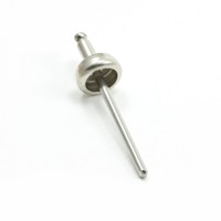 Thumbnail Image for DOT Durable Blind Rivet Stud #93-X8-10314-1A Nickel Plated Brass/ Stainless Steel Mandrel 100-pk 1