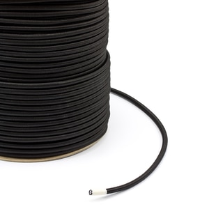 Thumbnail Image for Polypropylene Covered Elastic Cord #M-4 1/4" x 500' Black (ED) (ALT)