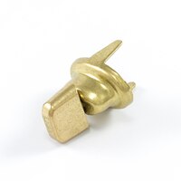 Thumbnail Image for DOT Common Sense Turn Button Double Prong 91-XB-78332-2E Bright Brass 1000-pk (SPO) 1