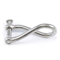 Thumbnail Image for Polyfab Long Twisted Shackle #SS-SLT-08 8mm