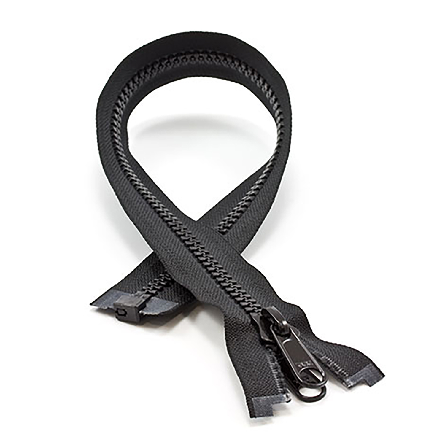YKK VISLON #8 Separating Zipper Non-Locking Double Pull Metal