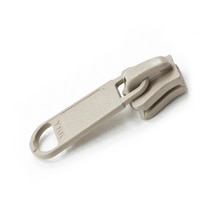 Thumbnail Image for YKK® VISLON® #5 Metal Sliders #5VSDFL Non-Locking Long Single Pull Tab Beige 0