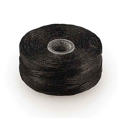 Image for PremoBond Bobbins BPT 92M Bonded Polyester Anti-Wick Thread Black 72-pk