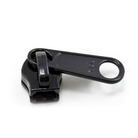 Thumbnail Image for YKK® ZIPLON® Metal Sliders #10CFDFL Non-Locking Long Single Pull Tab Black 2