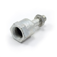 Thumbnail Image for Pin End #2 1/2" Pipe with Stainless Steel Bolt /Nut