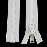 Thumbnail Image for YKK VISLON #10 Separating Zipper Automatic Lock Short Double Pull Metal Slider 40