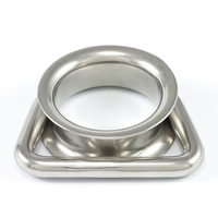 Thumbnail Image for SolaMesh Dee Ring Thimble Stainless Steel Type 316 10mm x 65mm (3/8