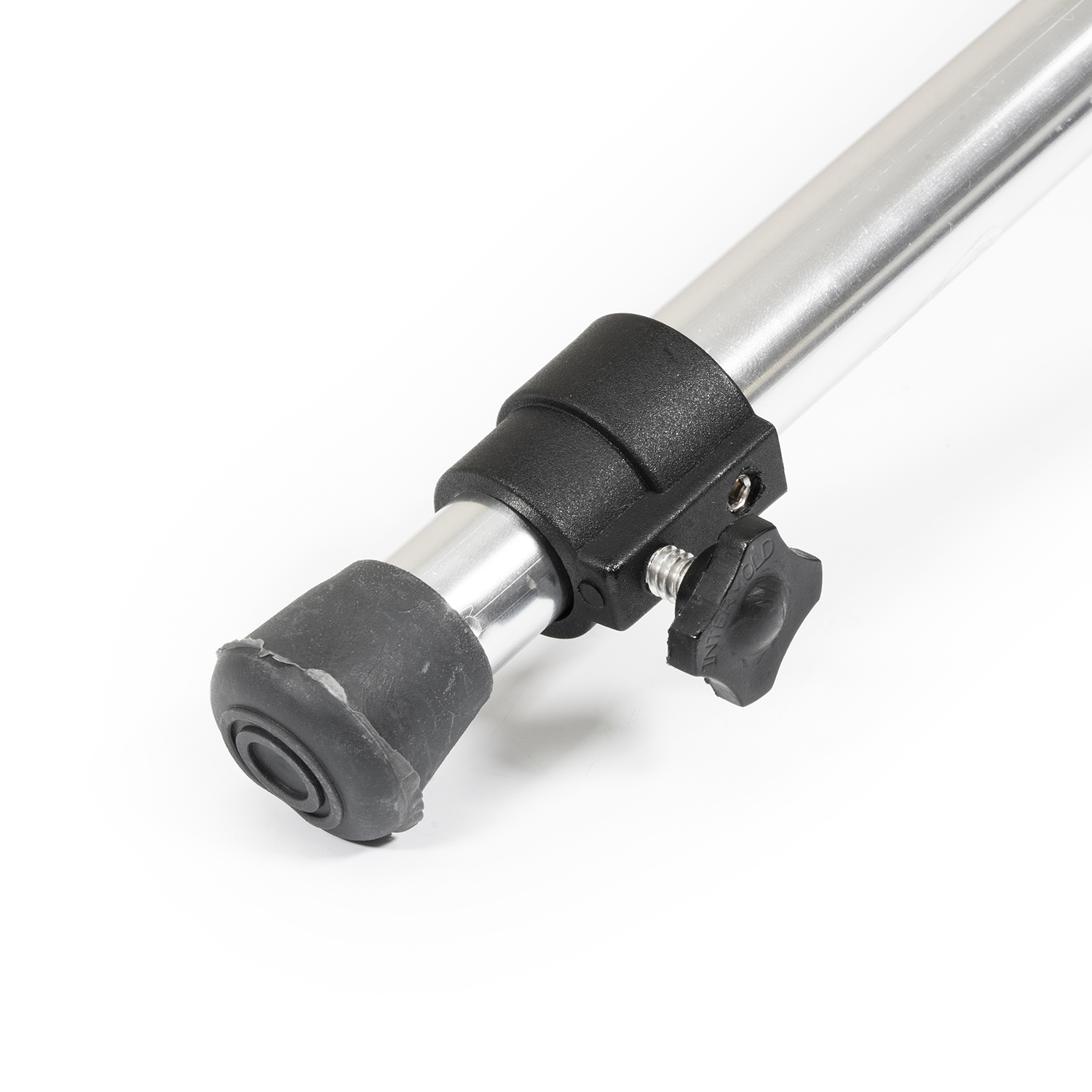Mooring Pole Aluminum w/ Thumb Screw w/Black Rubber Foot