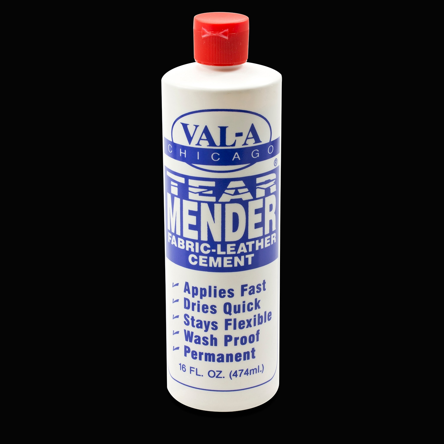 Tear Mender Instant Fabric and Leather Adhesive, 2 oz Bottle