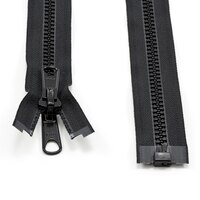Thumbnail Image for YKK® VISLON® #8 Separating Zipper Automatic Lock Long Double Pull Metal Slider #VFUVOL-87 DXL E 72