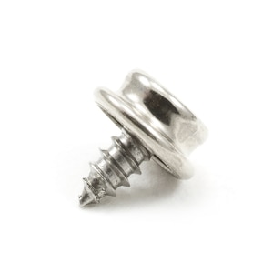 Thumbnail Image for DOT Durable Screw Stud 93-X8-109344-2A 3/8" Nickel Plated Brass / #10 Stainless Steel Screw 1000-pk