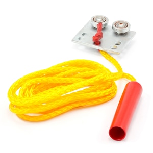 Thumbnail Image for Duratrack Trolley Four-Wheel Steel Wheels With 10' Pull Rope #B3427-10