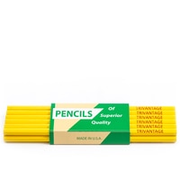 Thumbnail Image for Fabric Marking Pencils Yellow Lead Hex 72-pk 1