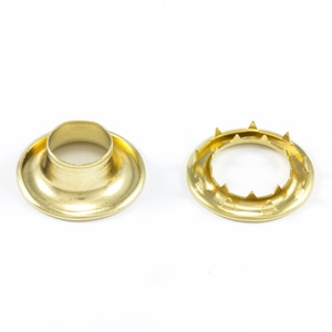 Thumbnail Image for DOT Rolled Rim Grommet with Spur Washer #5 Brass 5/8" 1-gr (ESUSP)