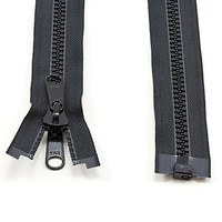 Thumbnail Image for YKK VISLON #8 Separating Zipper Non-Locking Double Pull Metal Slider 24