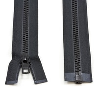 Thumbnail Image for YKK VISLON #5 Separating Zipper Automatic Lock Short Single Pull Metal Slider 54