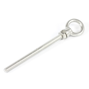 Thumbnail Image for SolaMesh Eye Bolt, Nut, Washer Stainless Steel Type 316 10mm x 150mm (3/8" x 6")
