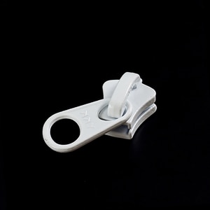 Thumbnail Image for YKK VISLON #10 Metal Sliders #10VFDFW Non-Locking Short Single Pull Tab White