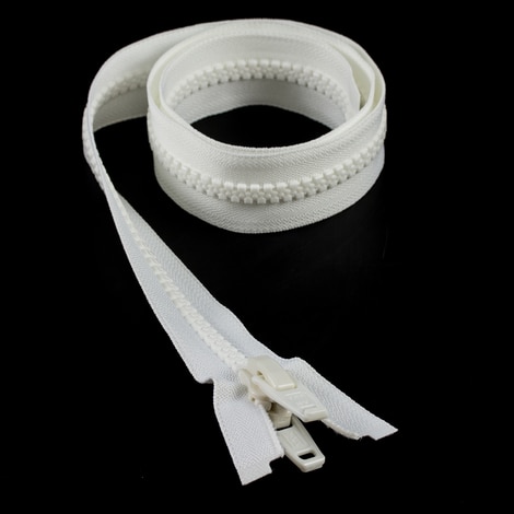 Image for YKK® VISLON® #10 Separating Zipper Automatic Lock Double Pull Plastic Slider #VFUVOL107TX 36