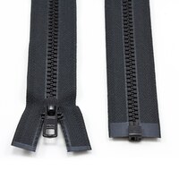 Thumbnail Image for YKK VISLON #5 Separating Zipper Automatic Lock Short Single Pull Metal Slider 24