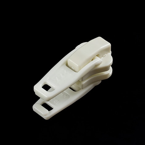 Image for YKK® VISLON® #10 Plastic Sliders #10VFTX AutoLok Double Pull White