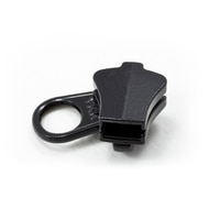 Thumbnail Image for YKK® VISLON® #10 Metal Sliders #10VFDFW Non-Locking Short Single Pull Tab Black 3