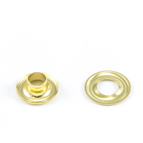 Image for Grommet with Plain Washer #00 Brass 3/16