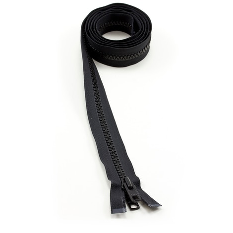 Image for YKK® VISLON® #10 Separating Zipper Automatic Lock Short Double Pull Metal Slider #VFUVOL-107 DX E 66