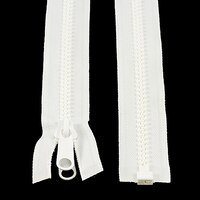 Thumbnail Image for YKK® VISLON® UV #8 Separating Zipper Non-Locking Double Pull Metal Slider #VFUV 24