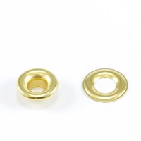 Thumbnail Image for Grommet with Plain Washer #00 Brass 3/16
