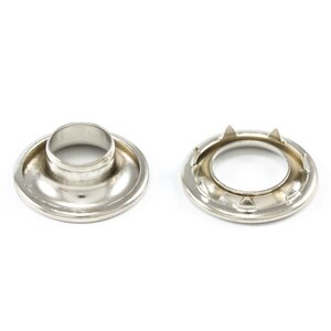 Thumbnail Image for DOT Rolled Rim Grommet with Spur Washer #3 Nickel 15/32 " 25-gr