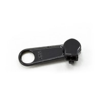 Thumbnail Image for YKK® ZIPLON® Metal Sliders #4.5CNDFL Non-Locking Long Single Pull Tab Black 3