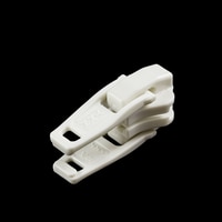 Thumbnail Image for YKK® VISLON® #10 Plastic Sliders #10VFTW Non-Locking Short Double Pull Tab White 0
