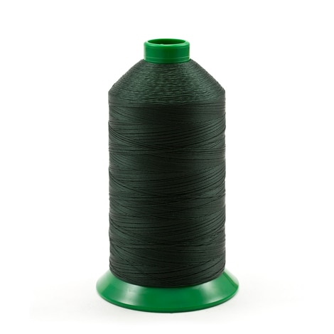Image for A&E Poly Nu Bond Twisted Non-Wick Polyester Thread Size 92 #4637 Forest Green 16-oz