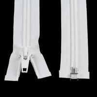 Thumbnail Image for YKK ZIPLON #10 Separating Coil  Zipper Automatic Lock Single Pull Metal Slider #CFOR-106 DA E 72