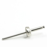 Thumbnail Image for DOT Durable Blind Rivet Stud #93-X8-10319-1A Nickel Plated Brass/Stainless Steel Mandrel 100-pk 0