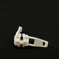Thumbnail Image for YKK VISLON #5 Plastic Sliders #5VSTW Non-Locking Short Double Pull Tab White (CUS) 2