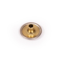 Thumbnail Image for DOT Durable Cap 93-X2-10128-2A Short Barrel Nickel Plated Brass 1000-pk 1