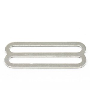 Thumbnail Image for Webbing Slide #02300 3 Flat Bars Nickel Plated Steel 2"