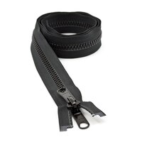Thumbnail Image for YKK® VISLON® #8 Separating Zipper Automatic Lock Long Double Pull Metal Slider #VFUVOL-87 DXL E 40