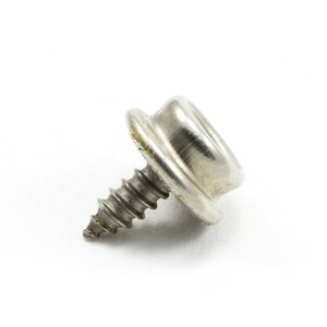 Thumbnail Image for DOT Durable Screw Stud 93-X8-109344-1A 3/8" Nickel Plated Brass / #10 Stainless Steel Screw 100-pk