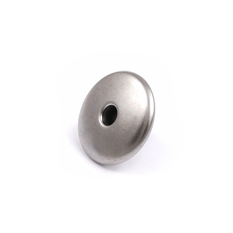 Image for DOT Durable Cap 93-XN-10135-1U with Center Hole 304 Stainless Steel 100-pk