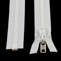 Thumbnail Image for YKK VISLON #10 Separating Zipper Automatic Lock Short Double Pull Metal Slider 24