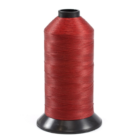 Image for Coats Polymatic Bonded Polyester Monocord Dacron Thread Size 125 Red 16-oz