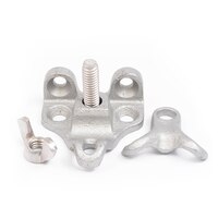 Thumbnail Image for Head Rod Clamp Roller Curtain Type with Stainless Steel Fasteners for Wood #21 Zinc Die-Cast 3/8