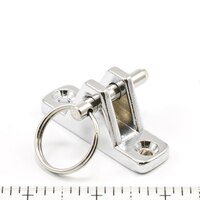 Thumbnail Image for Deck Hinge Angle 5 Degree with Quick Release Pin #N1846 Chrome Plated Zinc Die-Cast (CUS) 3