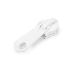 Thumbnail Image for YKK ZIPLON Metal Sliders #10CFDFL Non-Locking Long Single Pull Tab White
