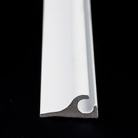 Thumbnail Image for PVC Track #R1062 45 Degree 8' White (Full Lengths Only) 1