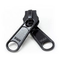 Thumbnail Image for YKK® ZIPLON® Metal Sliders #10CFDWL Non-Locking Long Double Pull Tab Black 0